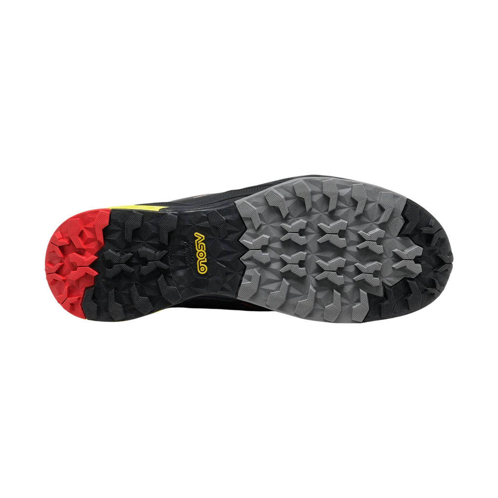 Asolo Men's Softrock Hiking Shoes - Black/Yellow - Lenny's Shoe & Apparel