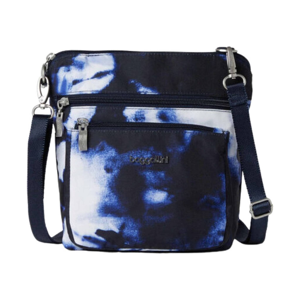 Baggallini Women's Modern Pocket CrossBody - Navy Ink Tie Dye - Lenny's Shoe & Apparel