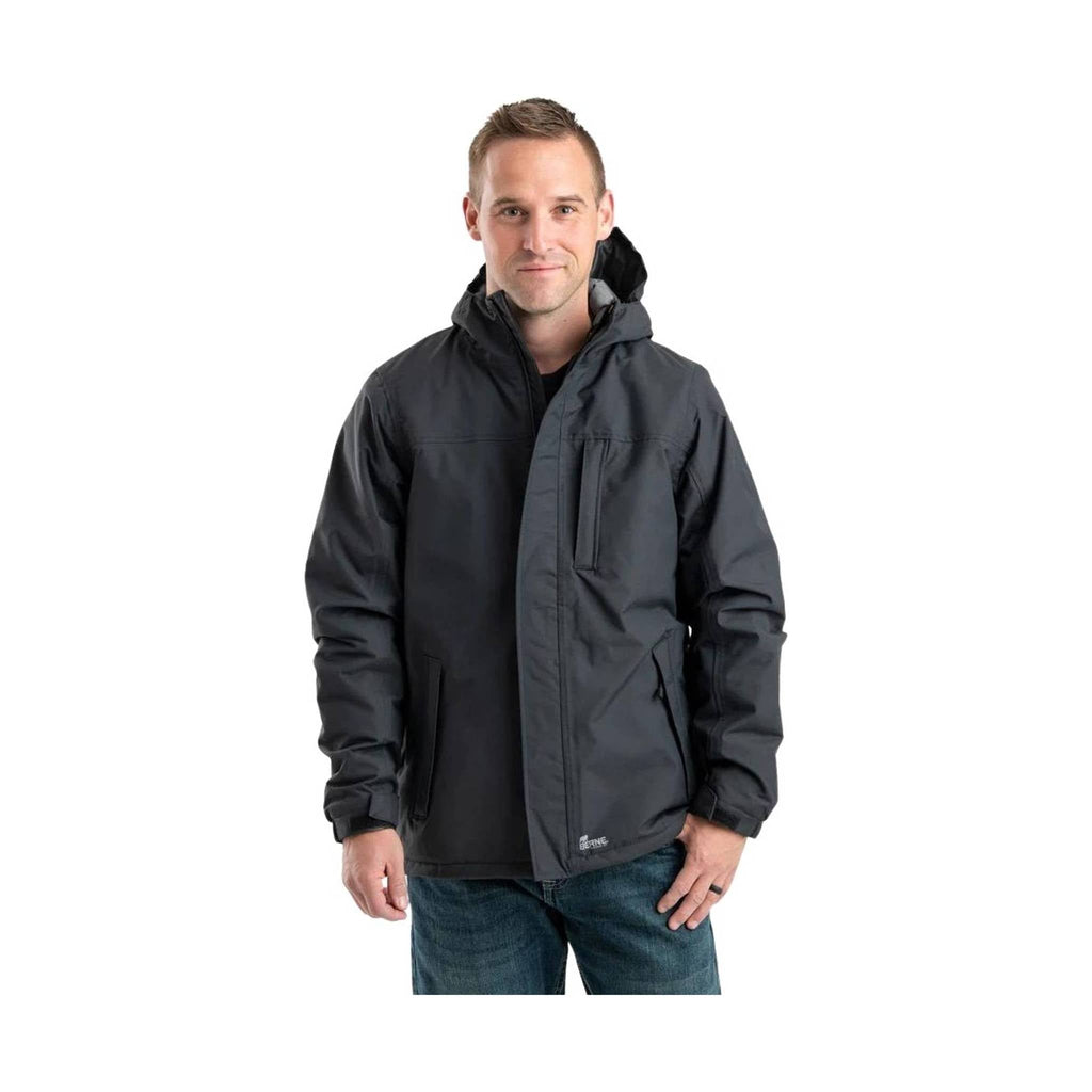 Berne Men's Coastline Waterproof Insulated Storm Jacket - Black - Lenny's Shoe & Apparel