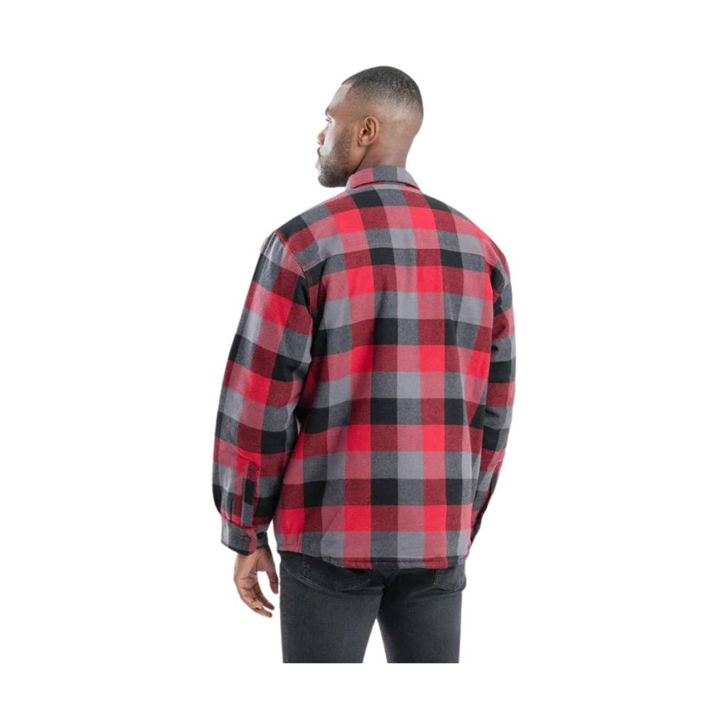 Berne Men's Flannel Shirt Jac - Plaid Red - Lenny's Shoe & Apparel