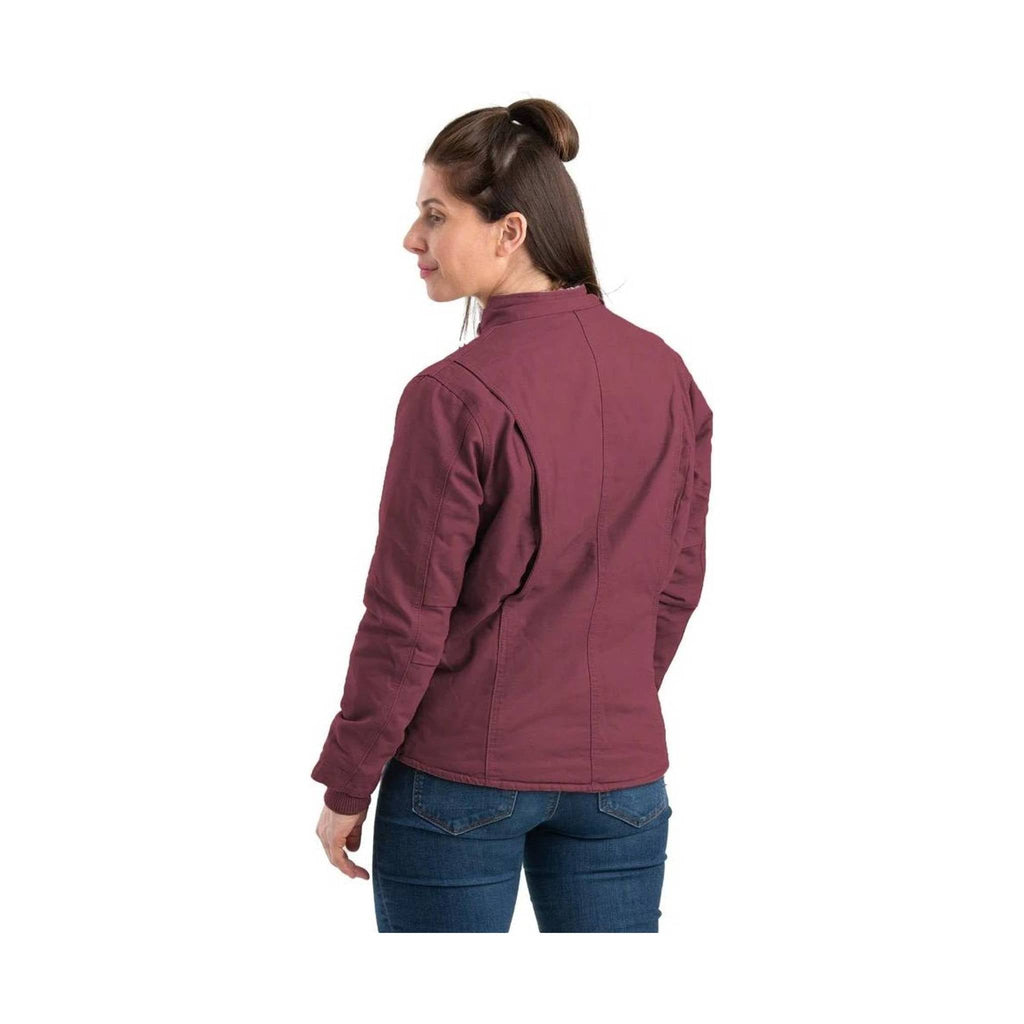 Berne Women's Canyon Lined Jacket - Maroon - Lenny's Shoe & Apparel