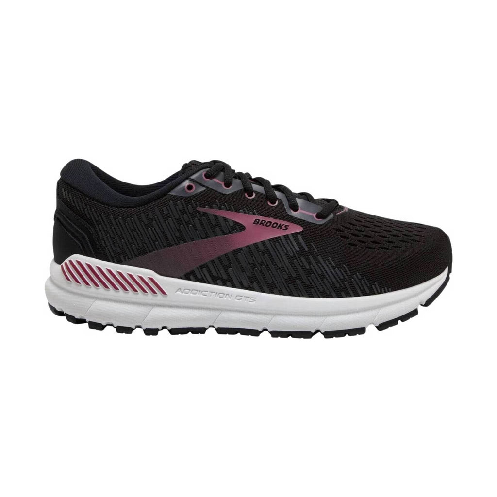 Brooks Women's Addiction GTS 15 Running Shoe - Black/Ebony/Mauvewood - Lenny's Shoe & Apparel