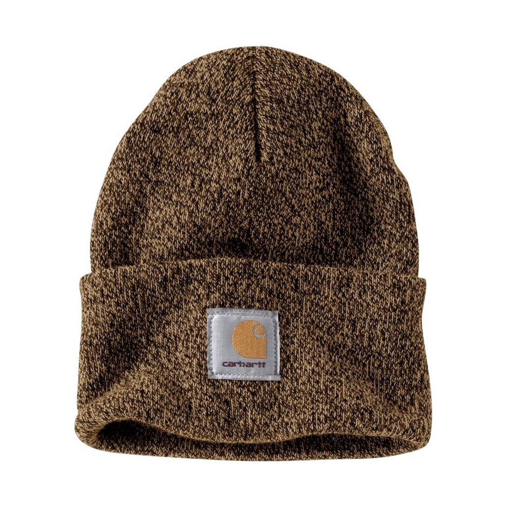 Carhartt Knit Watch Hat - Dark Brown/Sandstone - Lenny's Shoe & Apparel