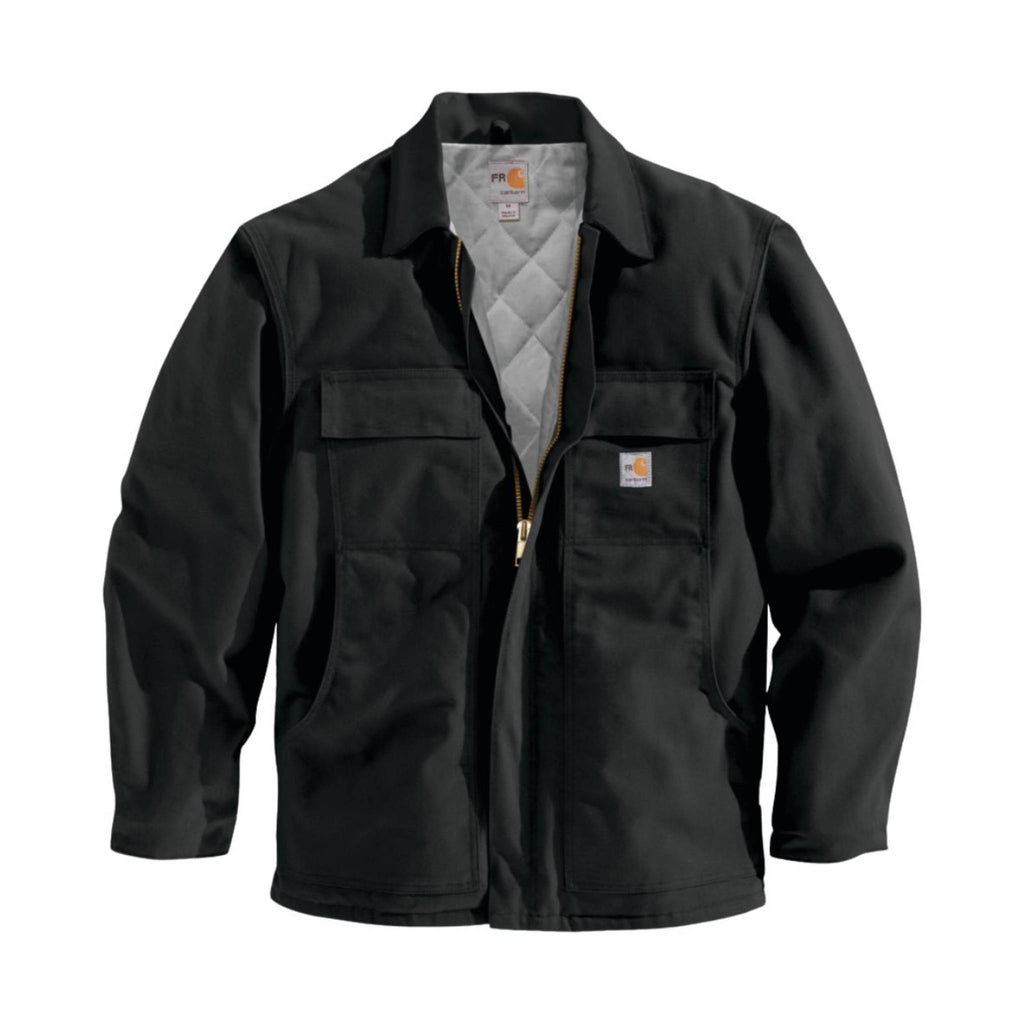 Carhartt Men's Flame Resistant Duck Traditional Coat - Black - Lenny's Shoe & Apparel