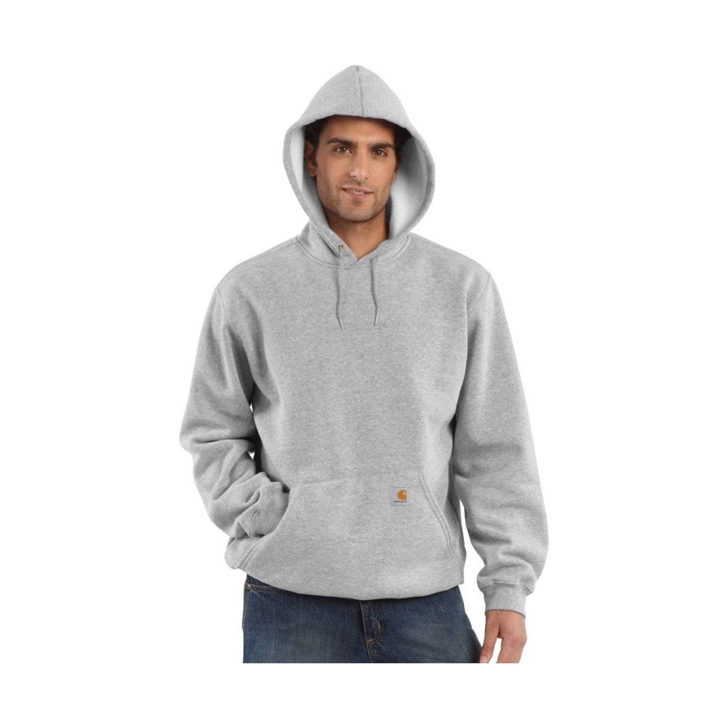 Carhartt Men's Hooded Pullover Midweight Sweatshirt - Heather Gray - Lenny's Shoe & Apparel