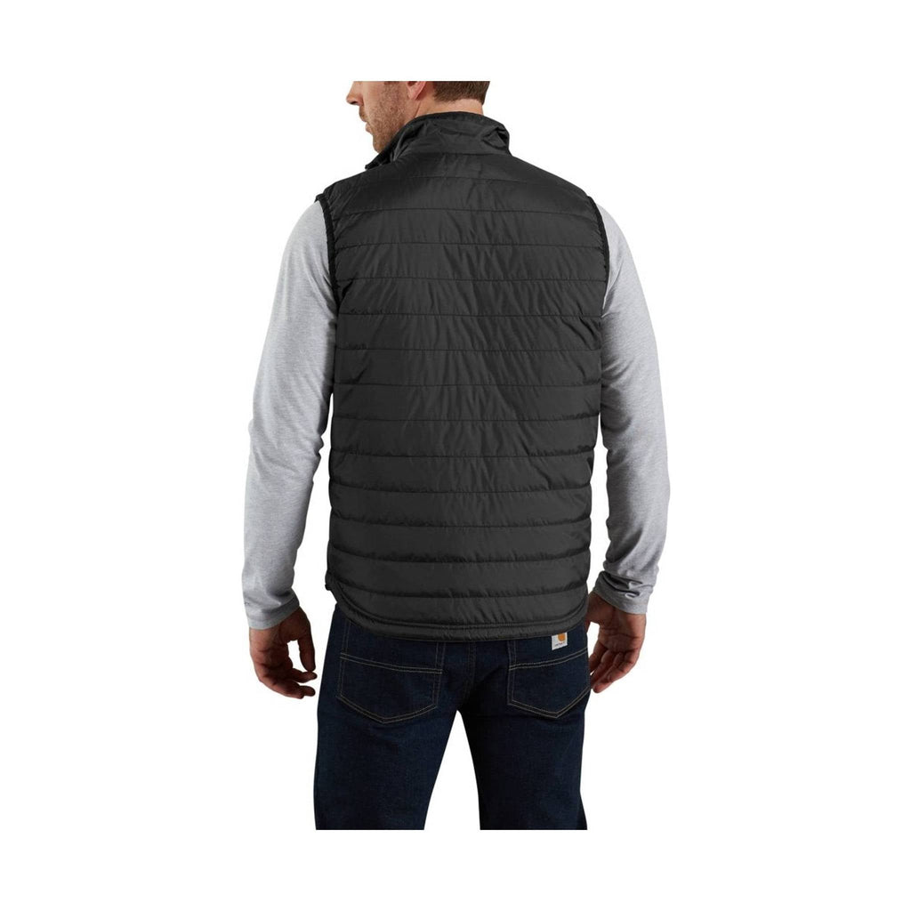 Carhartt Men`s Rain Defender Relaxed Fit Lightweight Insulated Vest - Black - Lenny's Shoe & Apparel