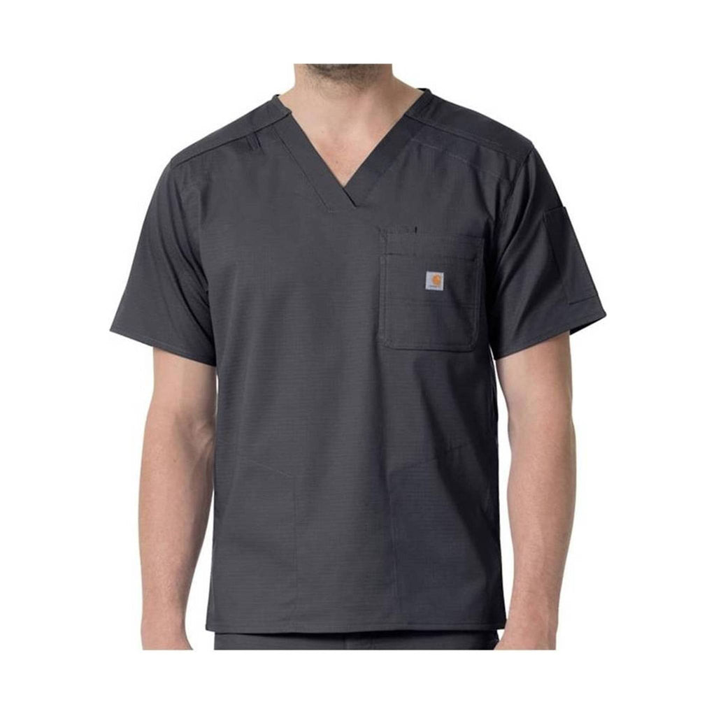 Carhartt Men's Scrubs Slim Fit Six Pocket V-Neck Top - Lenny's Shoe & Apparel