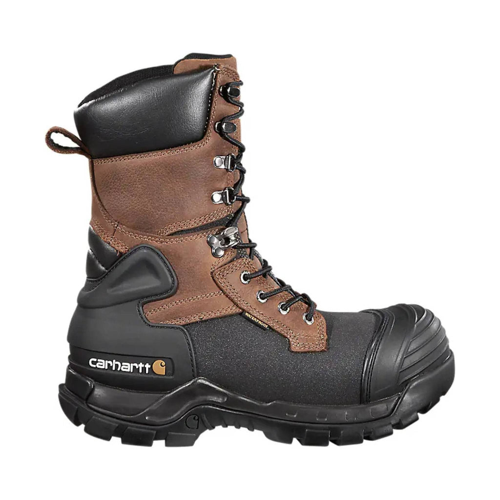 Carhartt Men's Yukon Pac Waterproof Insulated 10" Composite Toe Work Boot - Brown - Lenny's Shoe & Apparel