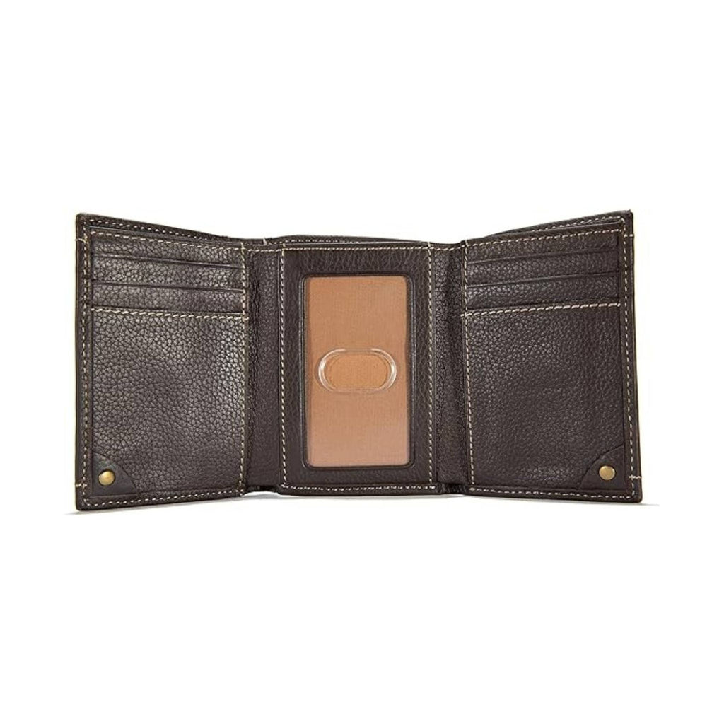 Carhartt Pebble Trifold Wallet - Dark Brown - Lenny's Shoe & Apparel