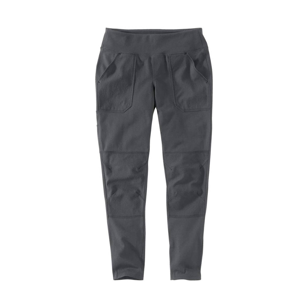 Carhartt Women's Force Fitted Midweight Utility Legging - Oyster Gray - Lenny's Shoe & Apparel