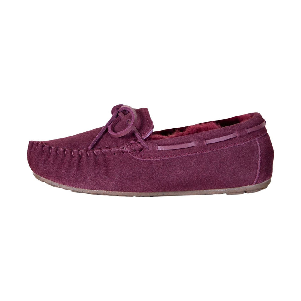 Cloud Nine Women's Moccasins Slippers - Burgundy - Lenny's Shoe & Apparel