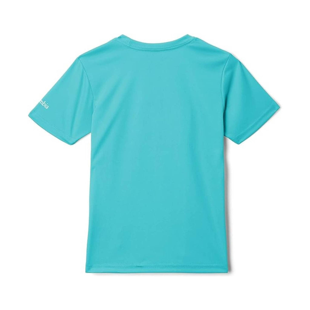 Columbia Kids' Mirror Creek Short Sleeve Graphic Top - Geyser - Lenny's Shoe & Apparel