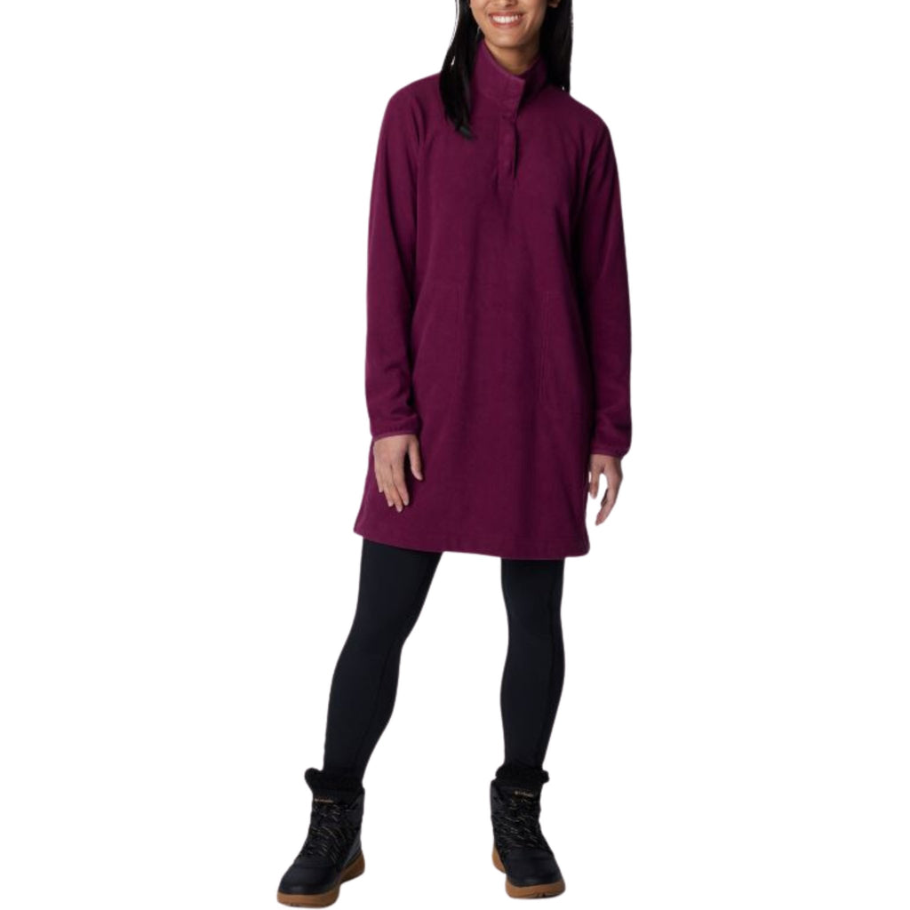 Columbia Women's Anytime Fleece Dress - Marionberry - Lenny's Shoe & Apparel