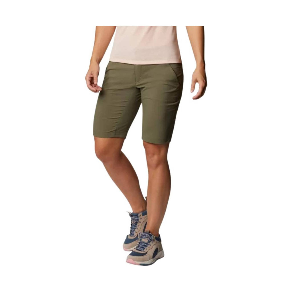 Columbia Women's Saturday Trail Long Short - Stone Green - Lenny's Shoe & Apparel