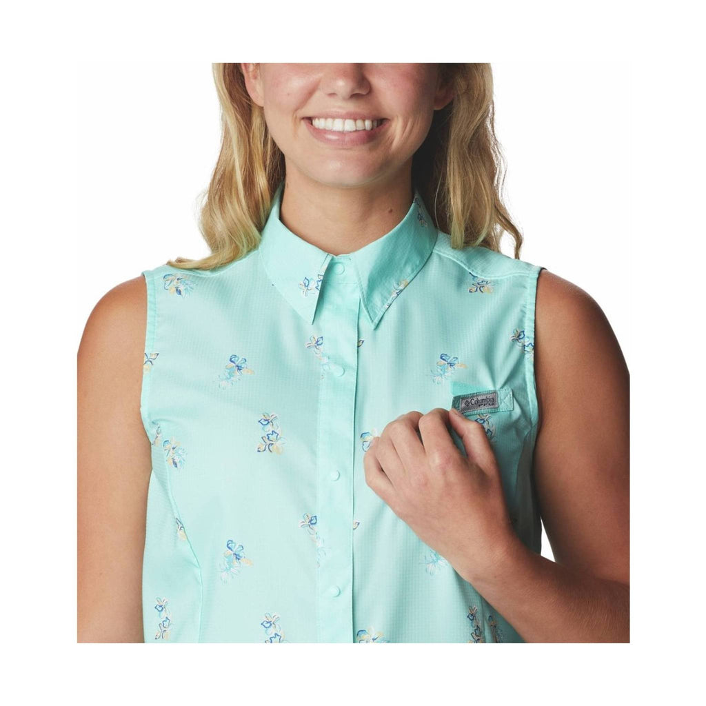 Columbia Women's Super Tamiami Sleeveless - Gulf Stream Bouquet Foray - Lenny's Shoe & Apparel