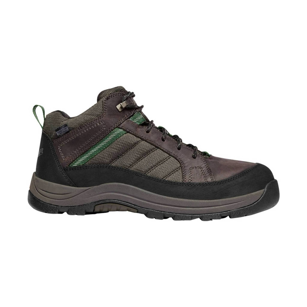 Danner Men's Riverside 4.5 Inch Steel Toe Work Shoe - Brown/Green - Lenny's Shoe & Apparel