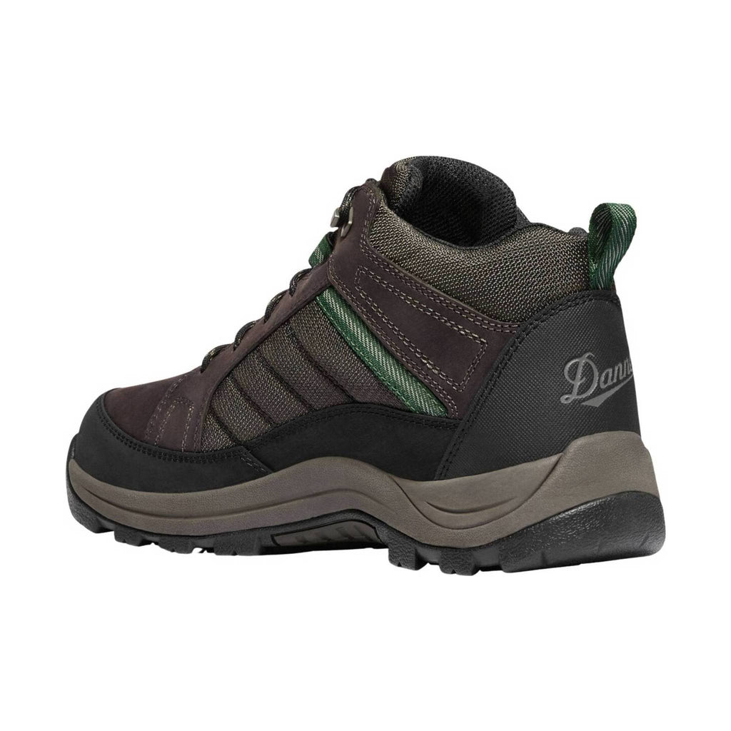 Danner Men's Riverside 4.5 Inch Steel Toe Work Shoe - Brown/Green - Lenny's Shoe & Apparel