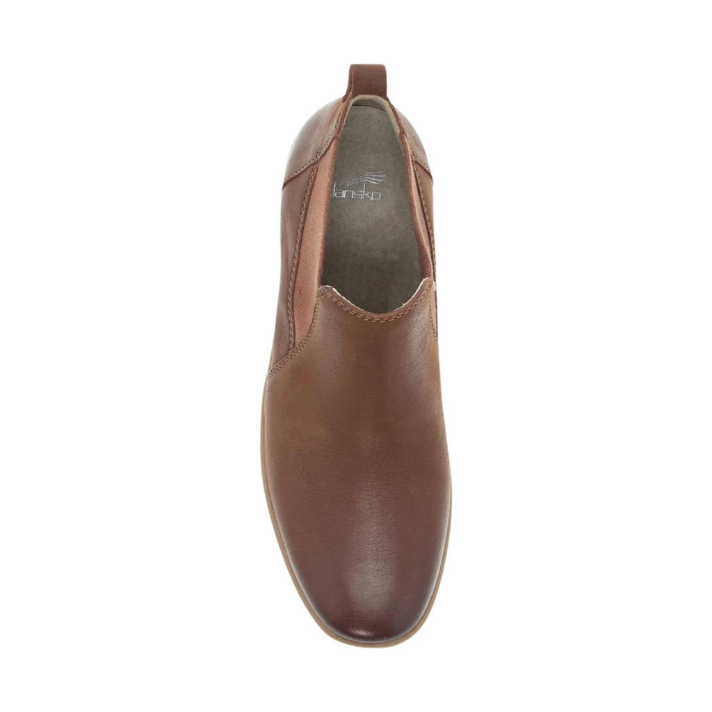 Dansko Women's Louisa Bootie - Brown Burnished Calf - Lenny's Shoe & Apparel