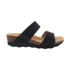 Dansko Women's Maddy Sandal - Black Milled Nubuck - Lenny's Shoe & Apparel