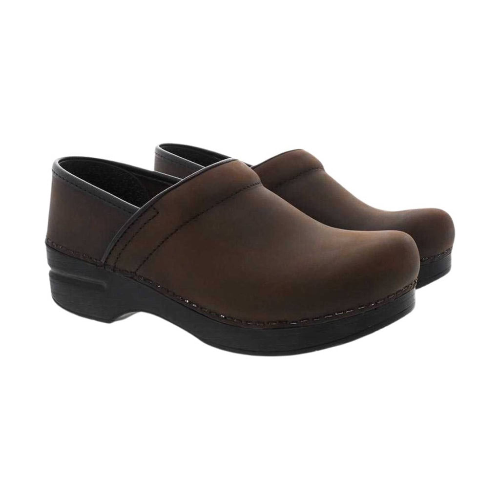 Dansko Women's Professional Clogs - Antique Brown - Lenny's Shoe & Apparel