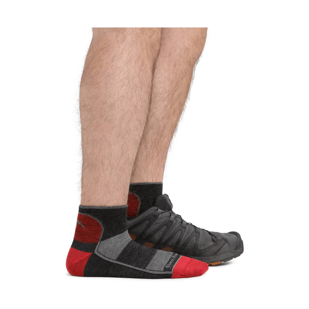 Darn Tough Men's Quarter Lightweight Athletic Sock - Team Dtv - Lenny's Shoe & Apparel