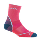 Darn Tough Vermont Kids' Light Hiker Micro Crew Lightweight Hiking Sock - Raspberry - Lenny's Shoe & Apparel