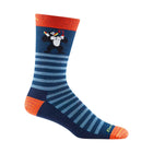 Darn Tough Vermont Men's Animal Haus Lightweight Lifestyle Sock - Deep Water - Lenny's Shoe & Apparel