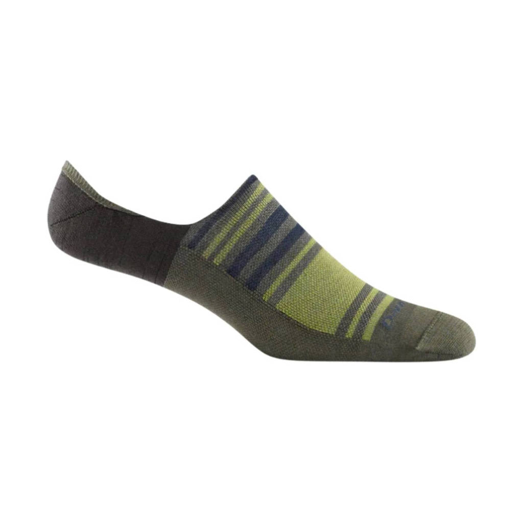 Darn Tough Vermont Men's Topless Stripe No Show Lightweight Lifestyle Sock - Fatigue - Lenny's Shoe & Apparel