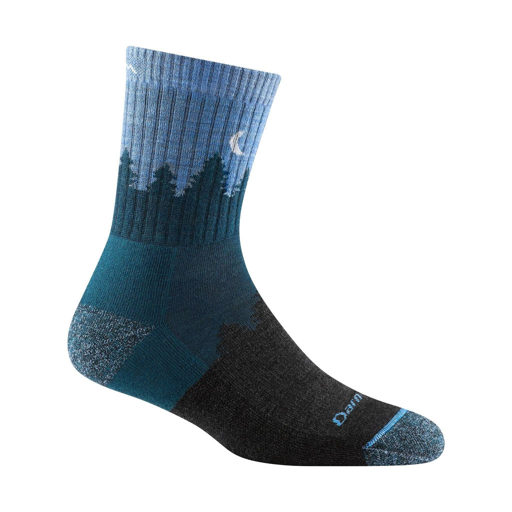 Darn Tough Vermont Women's Treeline Micro Crew Midweight Hiking Sock - Blue - Lenny's Shoe & Apparel