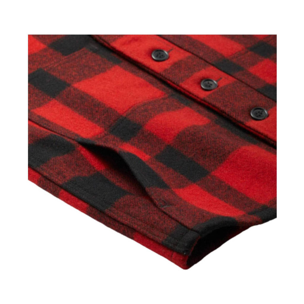 Filson Men's Mackinaw Wool Vest - Red/Black - Lenny's Shoe & Apparel