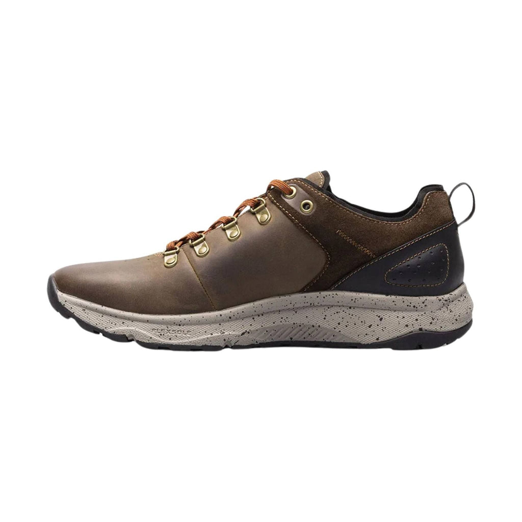 Florsheim Men's Tread Lite Plain Toe Lace Up Sneaker - Brown Crazy Horse - Lenny's Shoe & Apparel