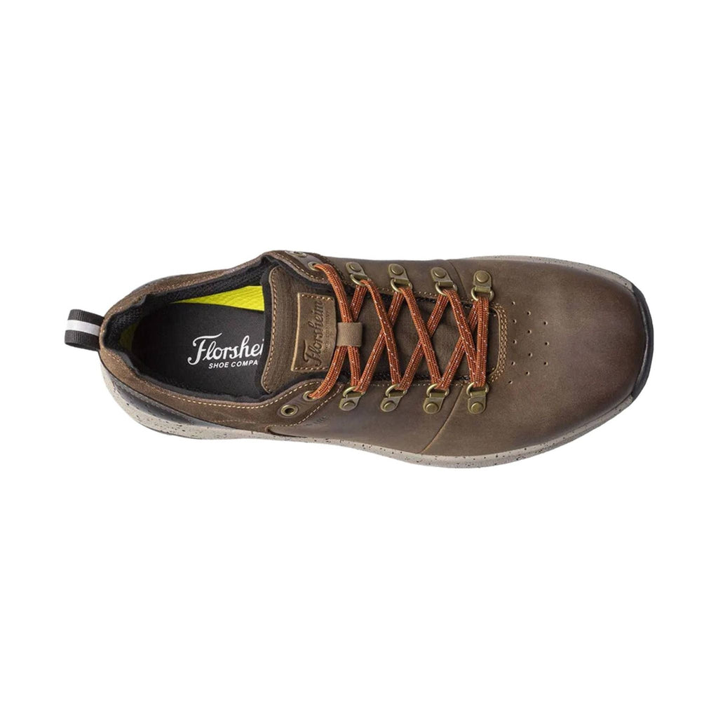 Florsheim Men's Tread Lite Plain Toe Lace Up Sneaker - Brown Crazy Horse - Lenny's Shoe & Apparel