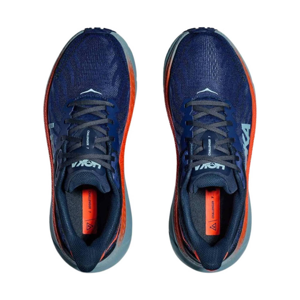 HOKA Men's Challenger 7 - Bellwether Blue/Stone Blue - Lenny's Shoe & Apparel