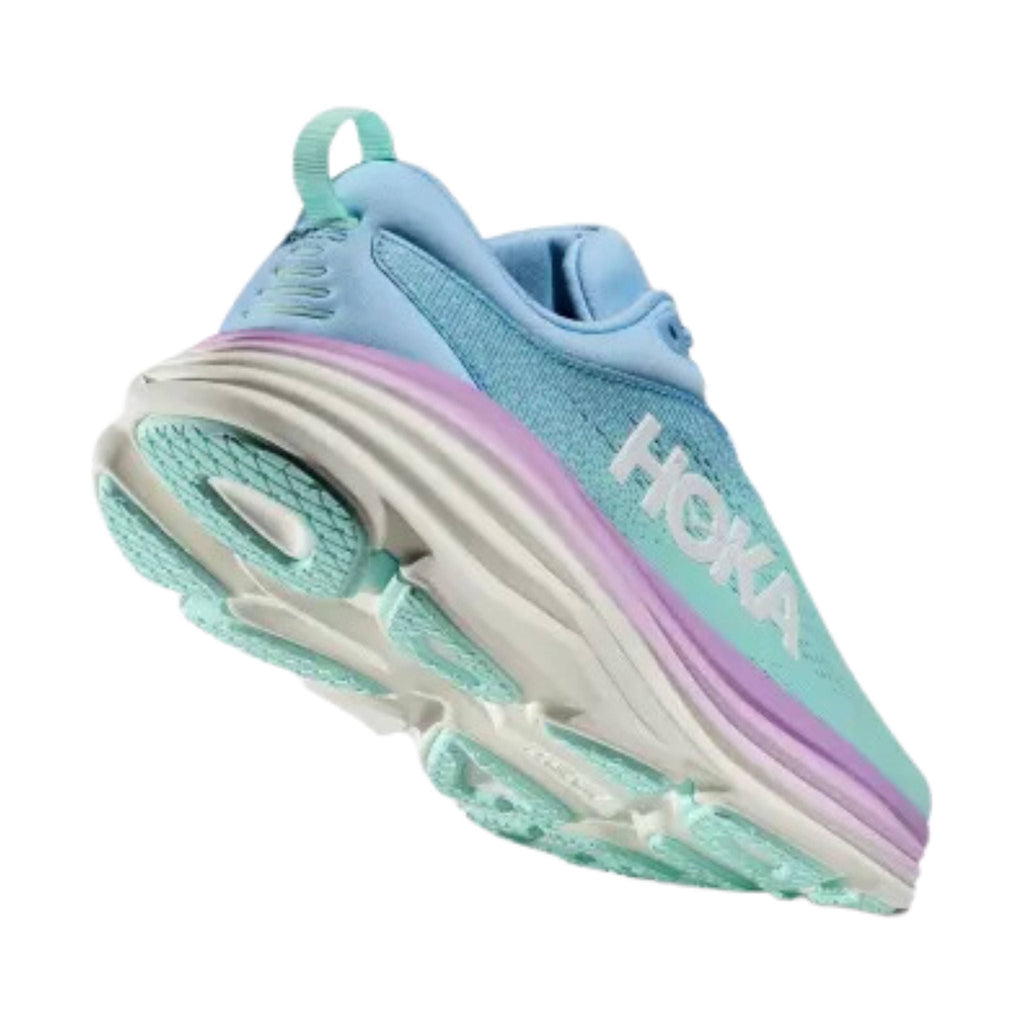 HOKA Women's Bondi 8 - Airy Blue/Sunlit Ocean - Lenny's Shoe & Apparel