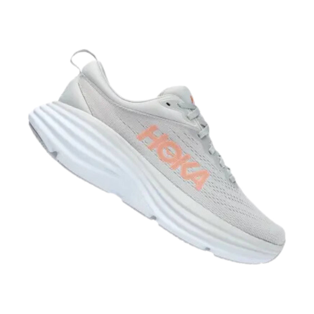 HOKA Women's Bondi 8 - Harbor Mist/ Lunar Rock - Lenny's Shoe & Apparel