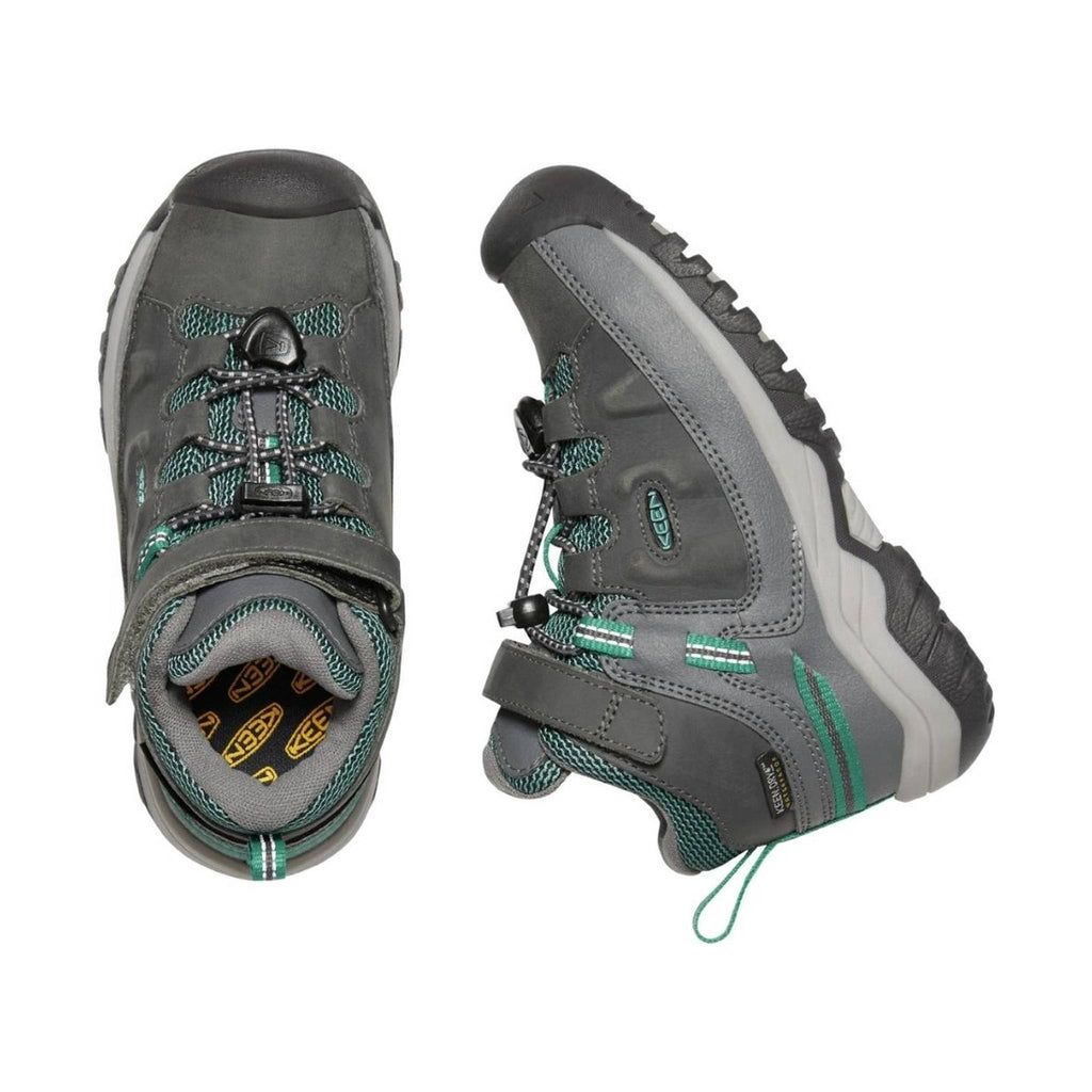 KEEN Little Kids' Targhee Waterproof Boot - Steel Grey Porcelain - Lenny's Shoe & Apparel