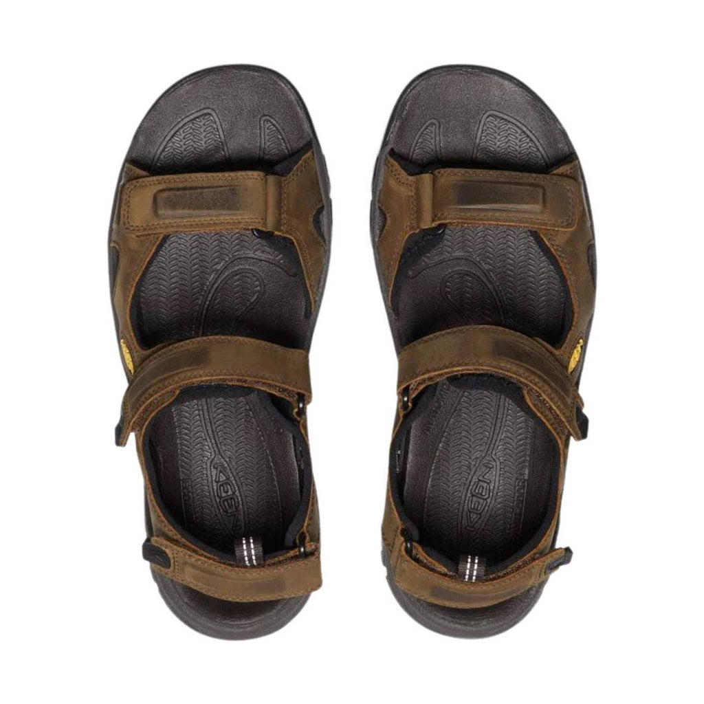 KEEN Men's Targhee III Open Toe Sandal - Bison/Mulch - Lenny's Shoe & Apparel