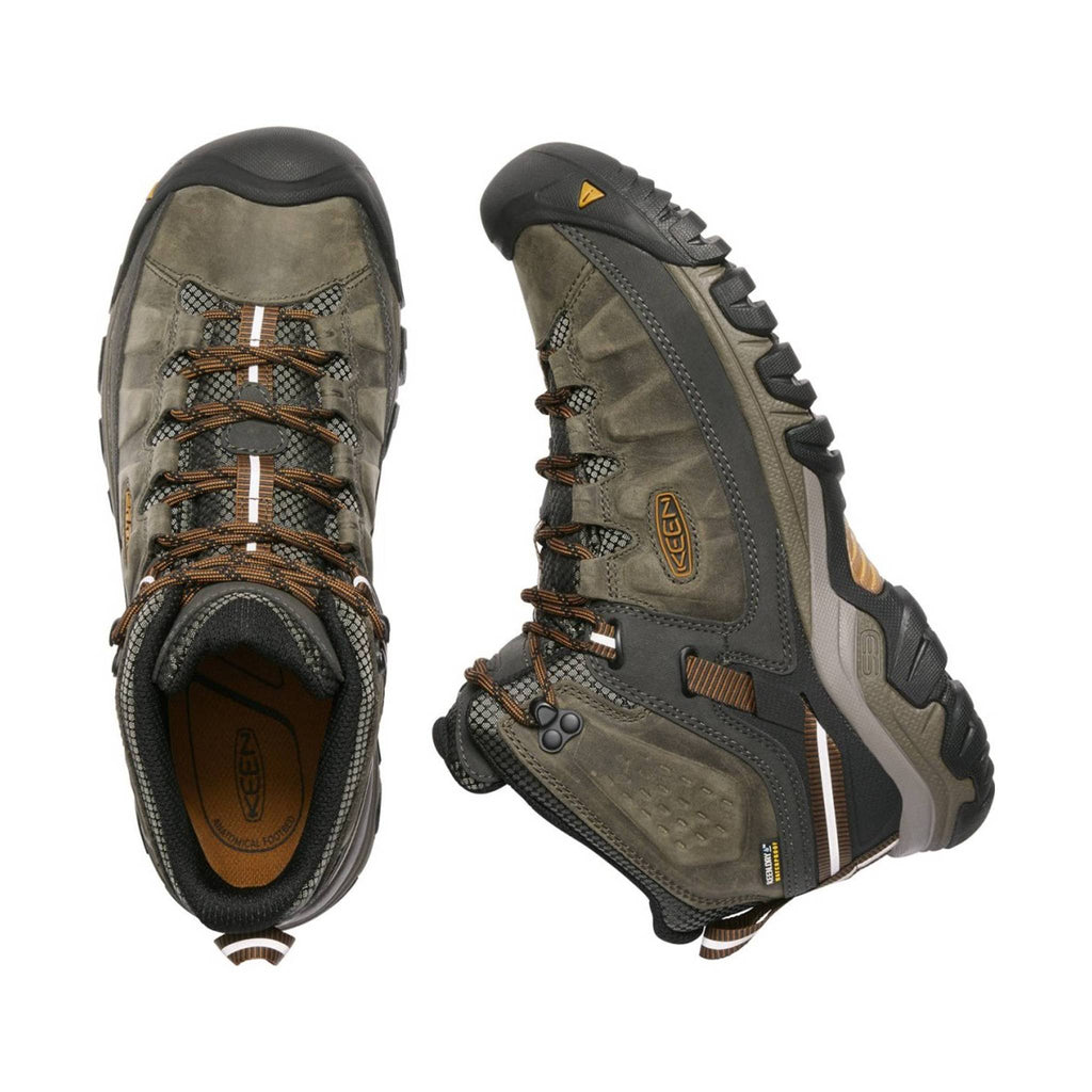 KEEN Men's Targhee III Waterproof Mid Boot - Black Olive/ Golden Brown - Lenny's Shoe & Apparel