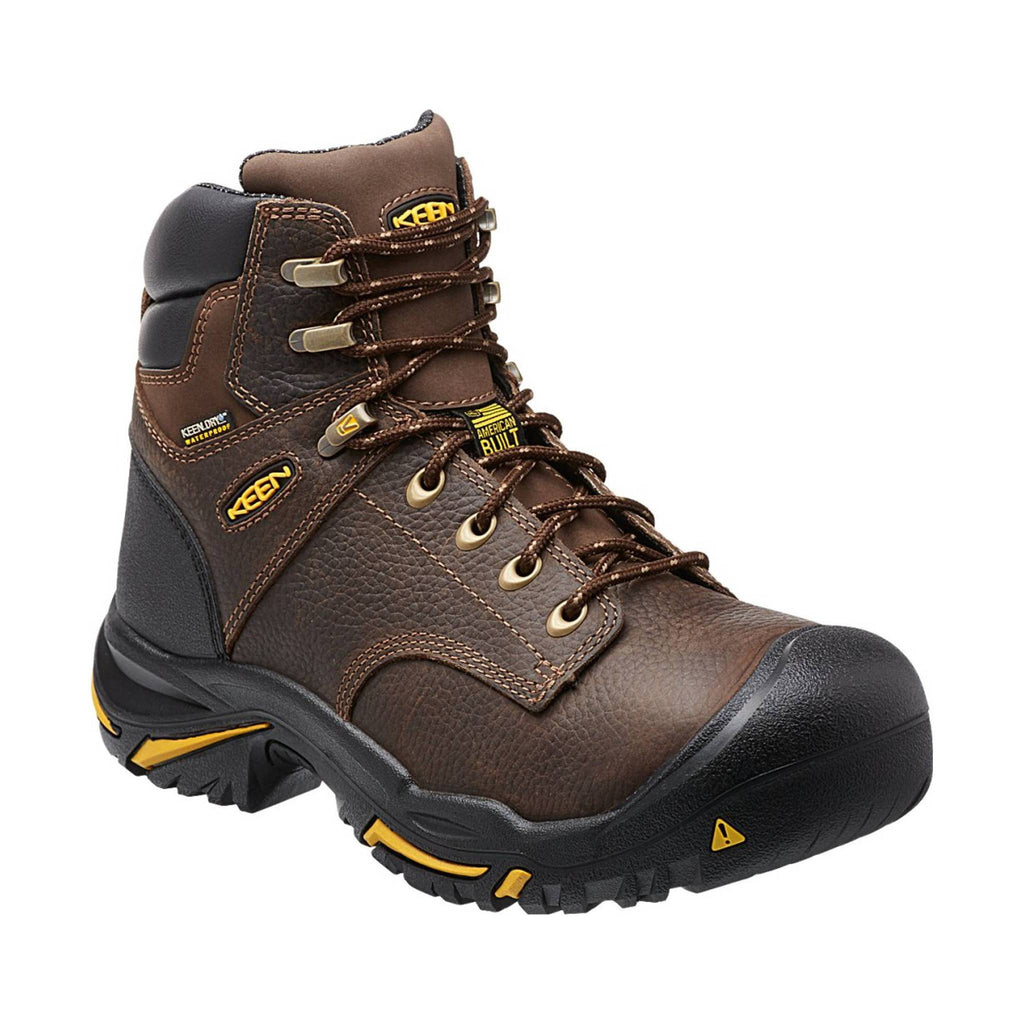 KEEN Utility Men's Mt Vernon 6" (Soft Toe) - Brown - Lenny's Shoe & Apparel