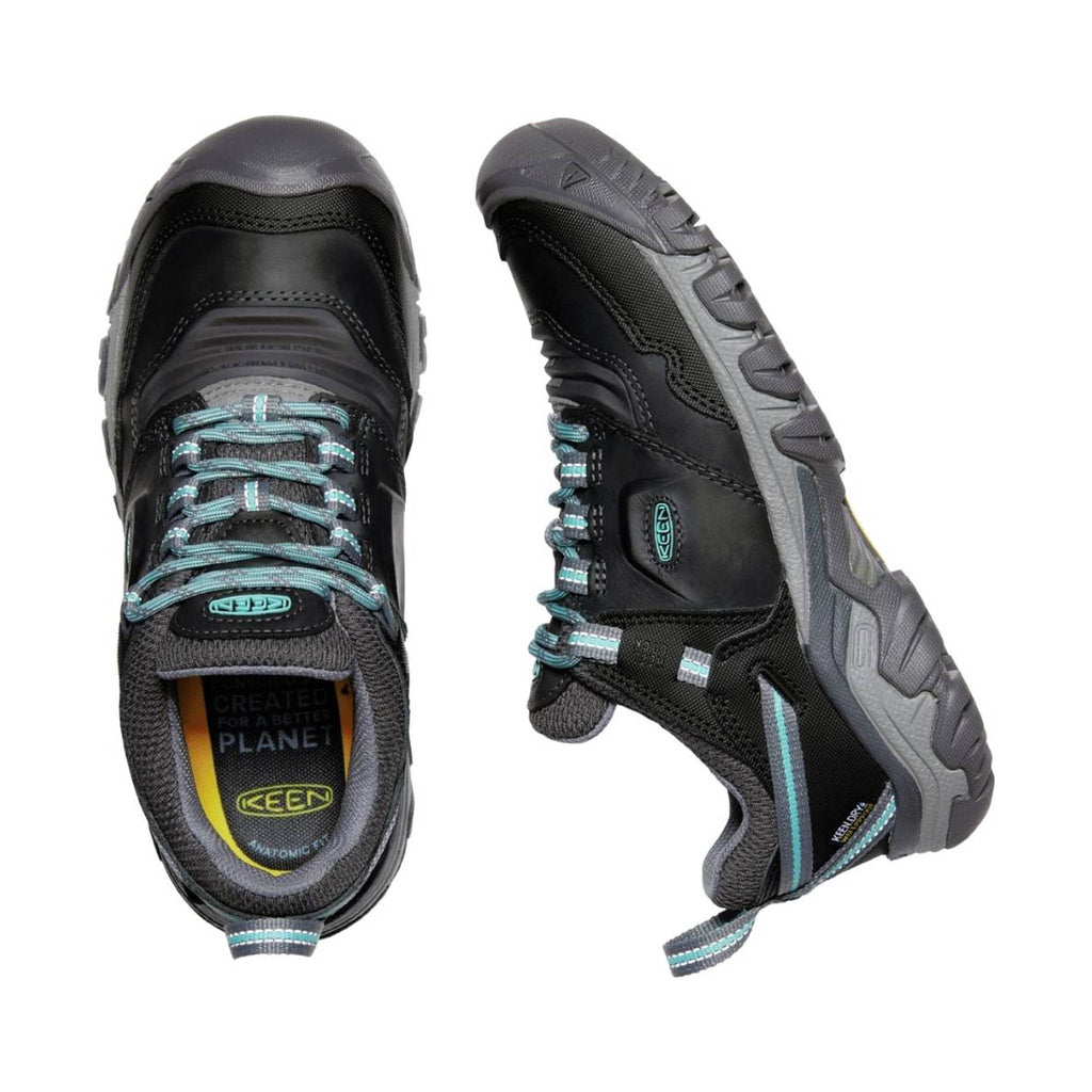 KEEN Women's Ridge Flex Waterproof - Raven/Porcelain - Lenny's Shoe & Apparel