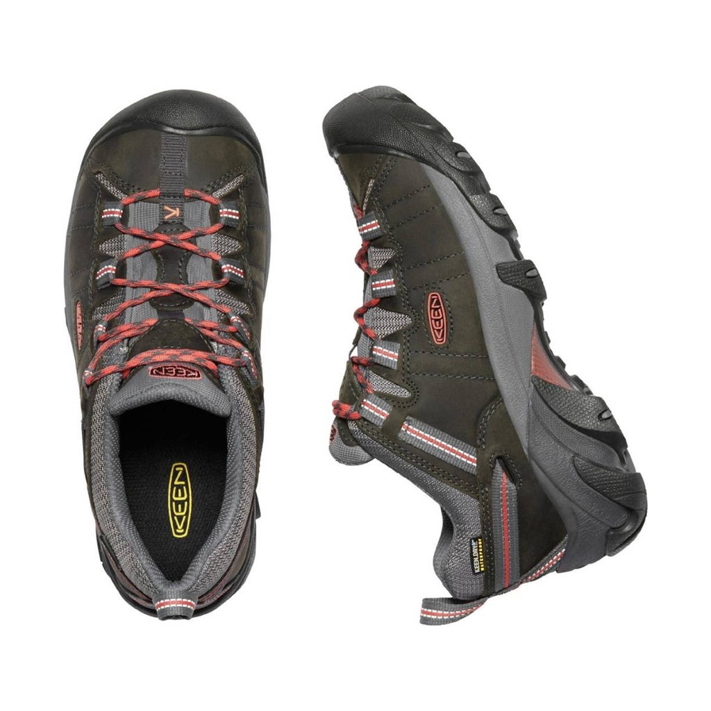 KEEN Women's Targhee II Waterproof - Magnet/Coral - Lenny's Shoe & Apparel