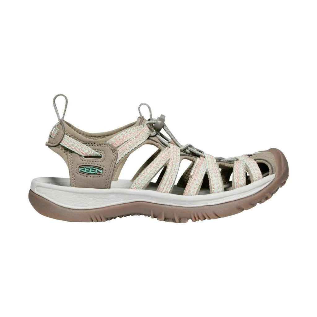 KEEN Women's Whisper Sandal - Taupe/Coral - Lenny's Shoe & Apparel