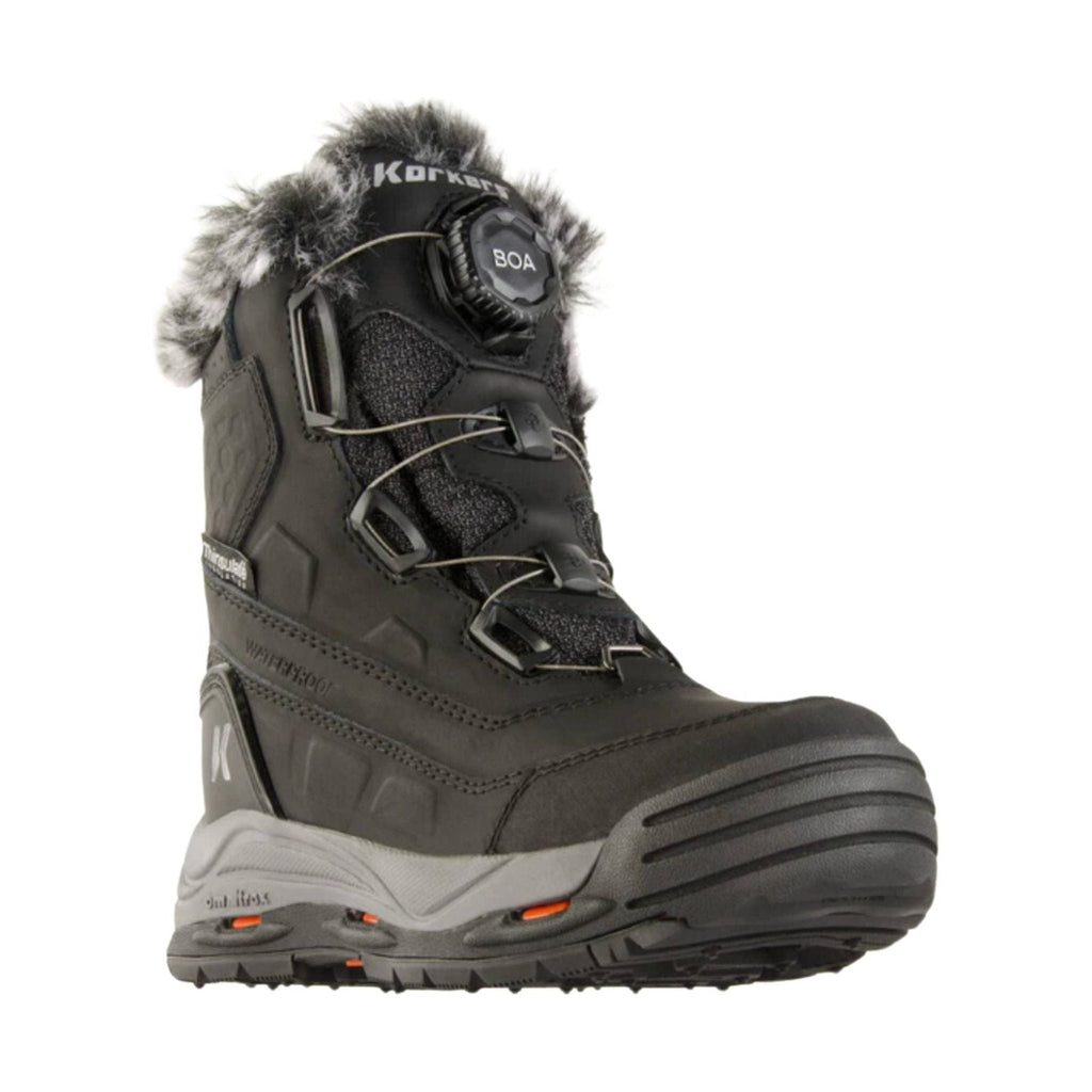 Korkers Women's Snowmageddon Boa Winter Boots - Black - Lenny's Shoe & Apparel