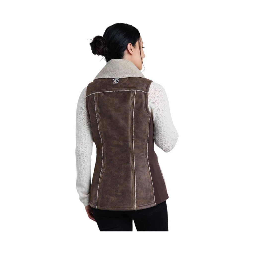 Kuhl Women's Dani Sherpa Vest - Oak - Lenny's Shoe & Apparel