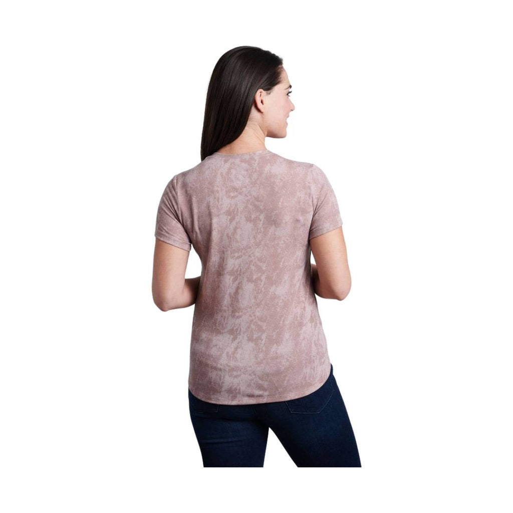 Kuhl Women's Konstance Short Sleeve- Rose Ash Print - Lenny's Shoe & Apparel