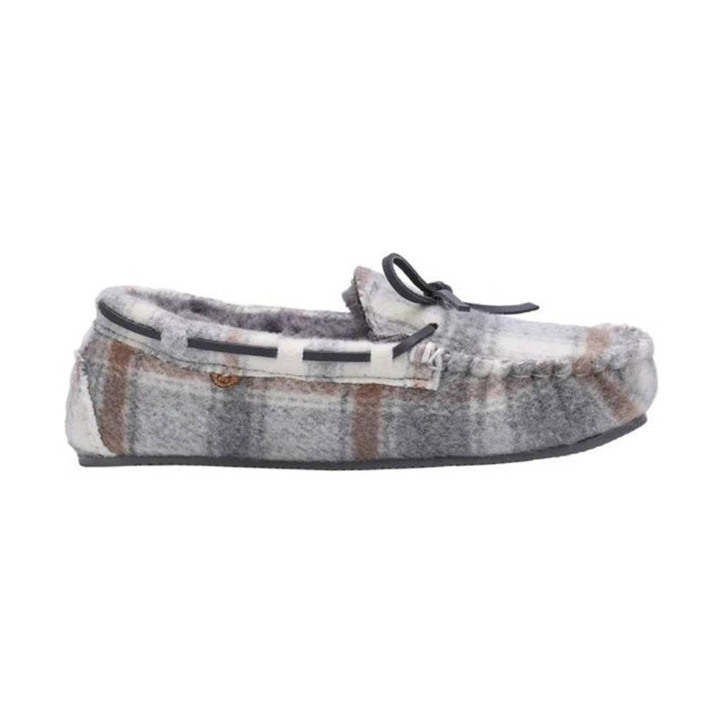 Lamo Women's Britain Moc II - Grey Plaid - Lenny's Shoe & Apparel