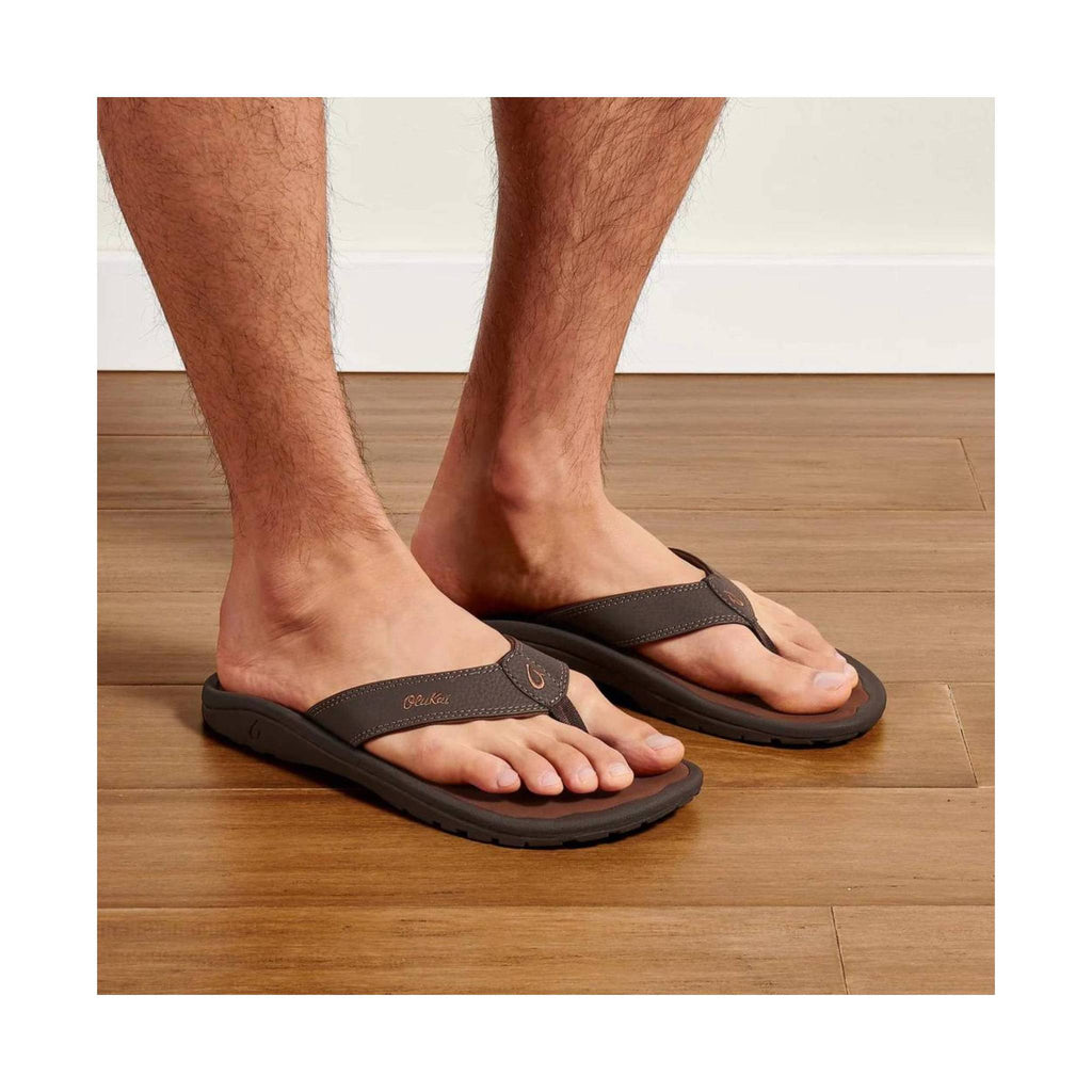 OluKai Men's Ohana Flip Flop - Dark Java/Ray - Lenny's Shoe & Apparel