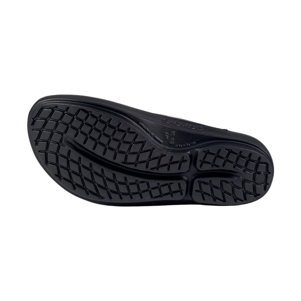 OOfos Women's OOlala Luxe Sandal - Midnight Spectre - Lenny's Shoe & Apparel