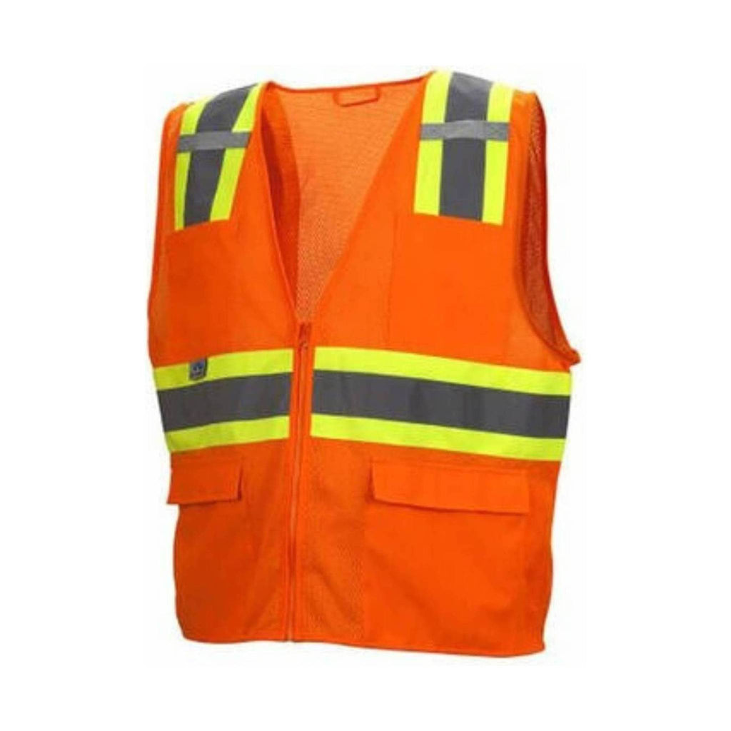 Pyramex Men's All Mesh Surveyor Vest - Orange - Lenny's Shoe & Apparel