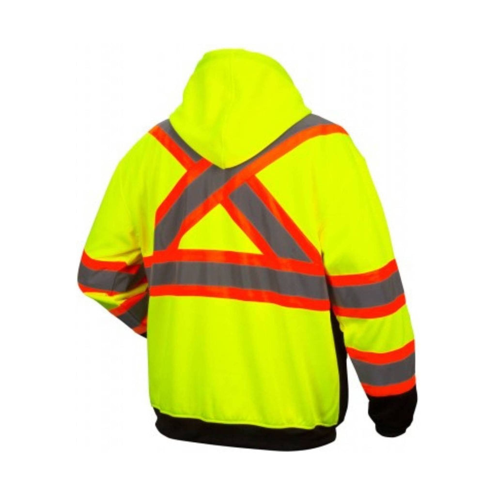 Pyramex Men's Series Hi-Viz Sweatshirt - Lime - Lenny's Shoe & Apparel